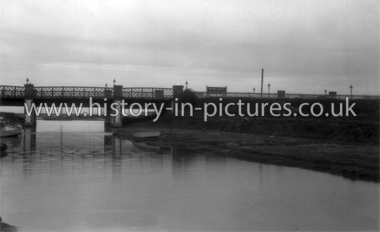 The Station & Bridge, Benfleet, Essex. c.1920's